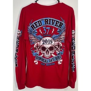 Red River Motorcycle Menorial Day Run Long Sleeve Tee